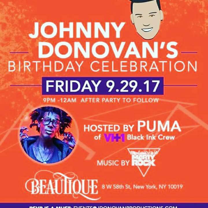 Johnny Donovan’s Birthday Celebration – 9/29/17